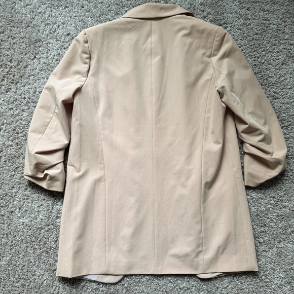 ASOS Blush Blazer with Cinched 3/4 Sleeves – Women’s Size 6 - Picture 4 of 11